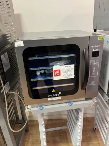 Forno Elétrico Wictory produção 80 pudins de 120g Novo 