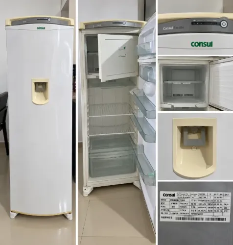 Geladeira Consul Facilite Frost Free 300L com Dispenser - 127V - Funcionando Perfeitamente