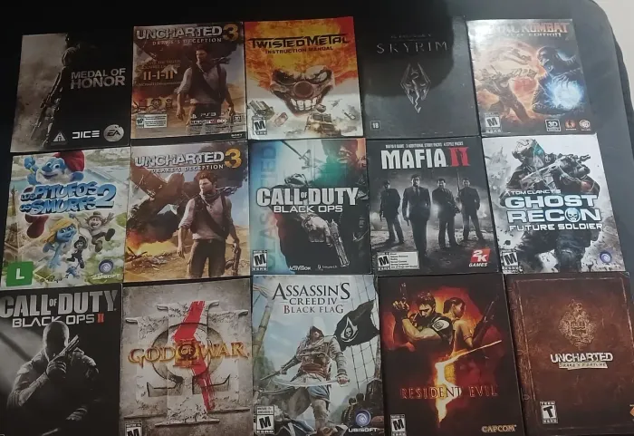 Lote Manuais Ps3
