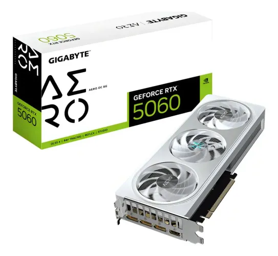 Placa de vídeo Gigabyte RTX 5060 Ti AERO 8gb. Vram