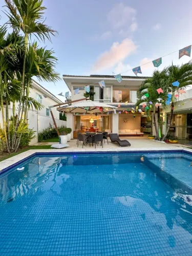 Casa para Venda em Camaçari, Alphaville Litoral Norte 1, 4 dormitórios, 4 suítes, 5 banhei