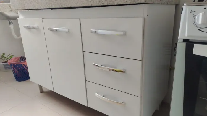 Gabinete para pia da cozinha - semi-novo
