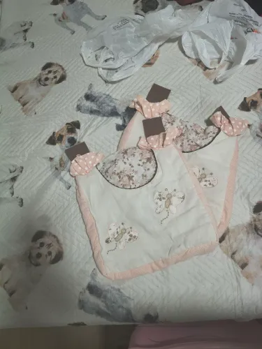 Kit Porta Fraldas Bebê Rosa Delicado Borboleta para Berço/Quarto