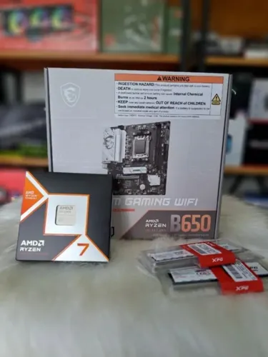 Kit AM5 Ryzen 7 9800X3D + 2X16GB 6000MHZ  RAM + B650