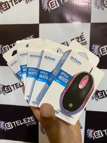 Mouse com fio USB para computador