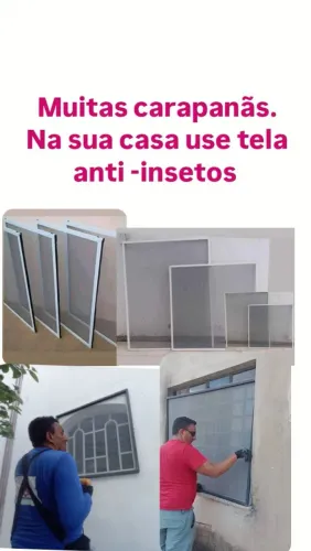 Telas mosquiteiras todas as médias 
