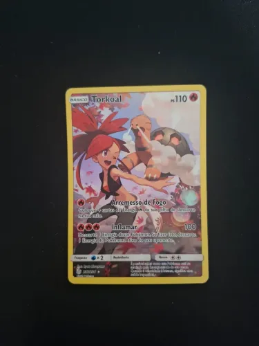 Carta Pokemon do Torkoal Full Art