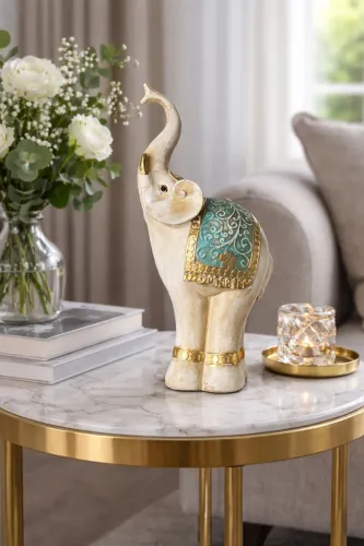 Escultura Elefante Indiano Novo Artesanal