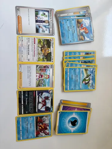 Kit Pokémon 54 Cartas Originais + 5 Raras