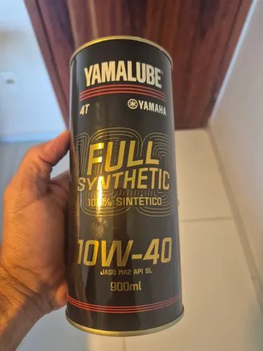 Vende 11 litros de óleo yamalube 10w40 100% sintético 900ml