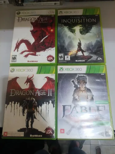 4 super jogos rpg xbox 360 Originais 