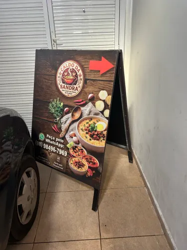 Placa cavalete
