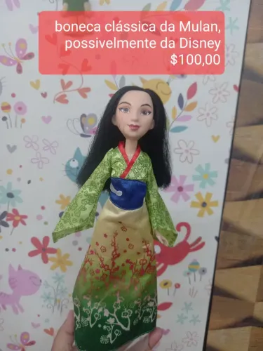 Boneca mulan da Disney