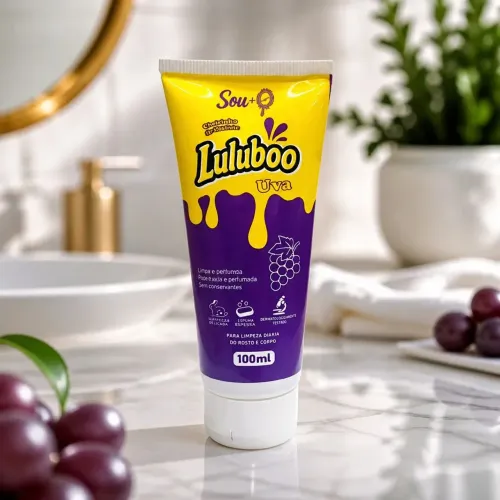 SABONETE LÍQUIDO FACIAL E CORPORAL LULUBOO