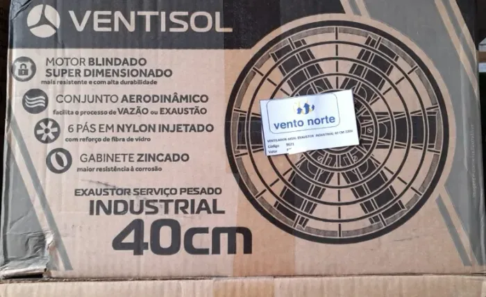 Exaustor axial diâmetro de 40cm - Linha Industrial 220V