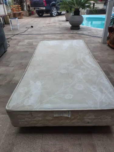 cama box de solteiro com colchão