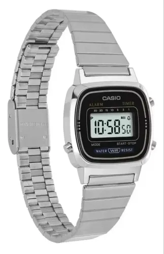 Relógio Casio Vintage Prateado Feminino 