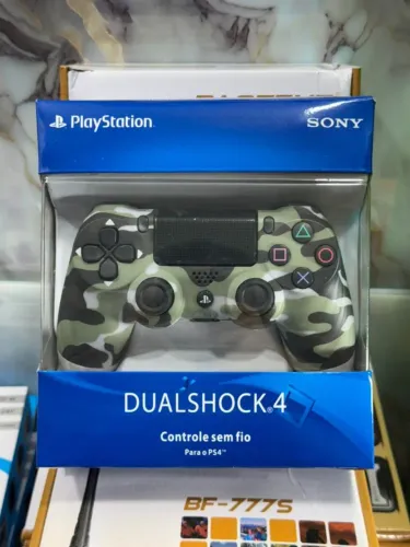 Controle PS4 sem fio camuflado celular Pc gamepass