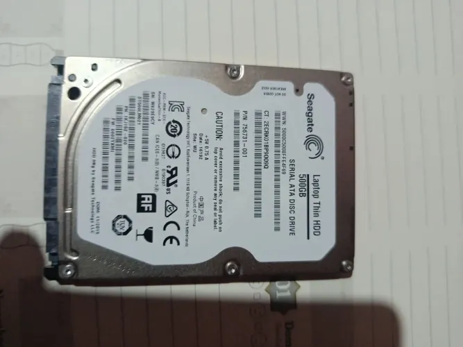 HD Seagate 500GB para Notebook