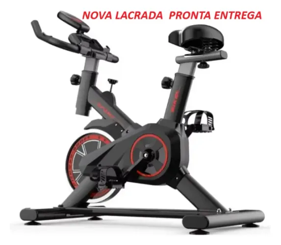 Bicicleta Spinning Ergométrica Semi Profissional Bike Preto
