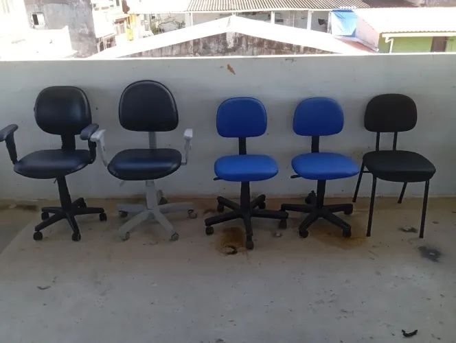 Cadeiras giratoria e fixa apartir de 70,00