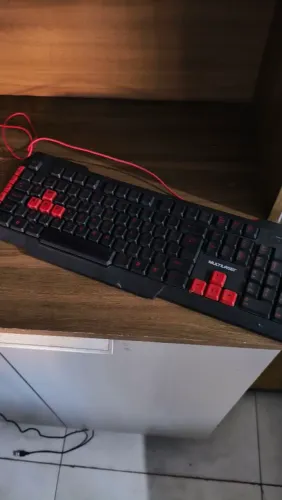 Teclado gamer simples da multilaser