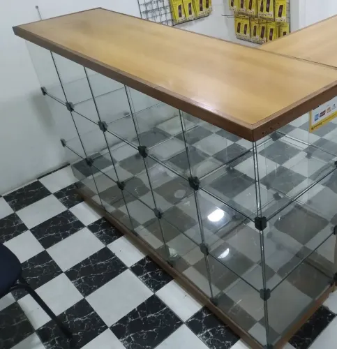 Vidro temperado para balcão modulado