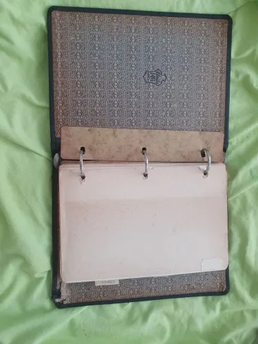 Fichario Vintage substitui caderno e com mais facilidades para Folhas Modelo União 1461
