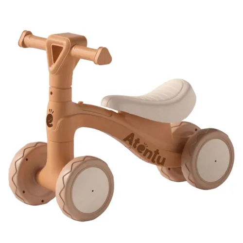 Bicicleta de Equilíbrio Infantil Sem Pedal Andador 4 Rodas Bebê Criança
