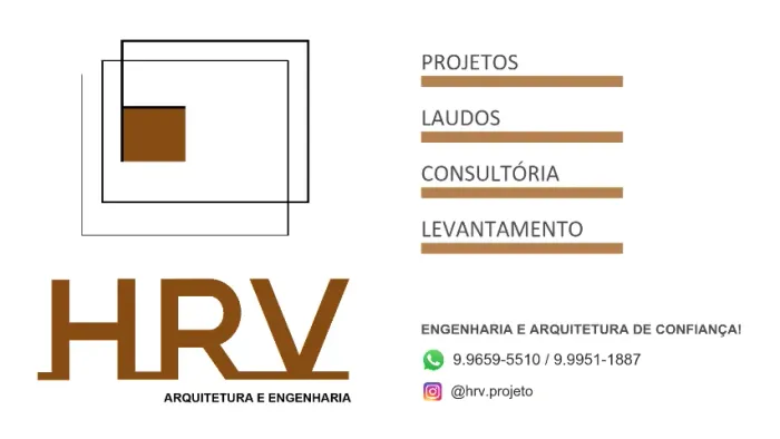 HRV Engenharia e Arquitetura - Projetos, Usucapião, Laudos Técnicos, Alvarás...