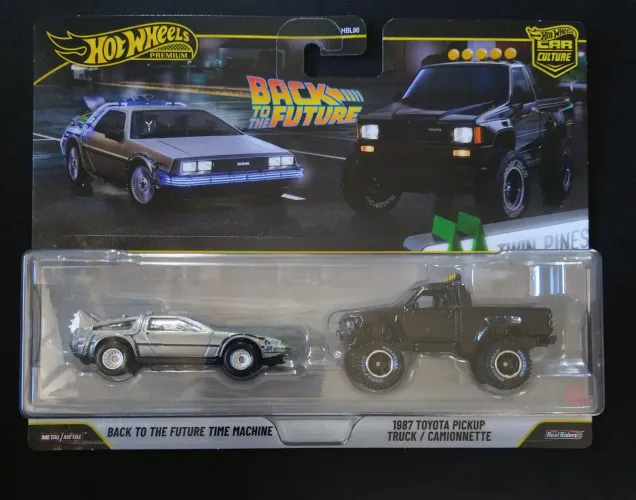 Hot Wheels Premium 2 Pack - Back To The Future!