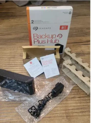 HD Externo Seagate Backup Plus Hub 8TB USB 3.0 - Estado de Conservação Impecável(portátil)