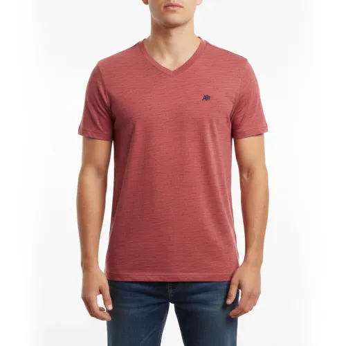 Camiseta Aeropostale Masculina Gola V Original - Nova