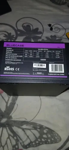 Fonte 500W Bluecase pfcps2 seminova