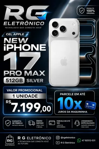 CEL APPLE NEW IPHONE 17 PRO MAX 512GB Silver