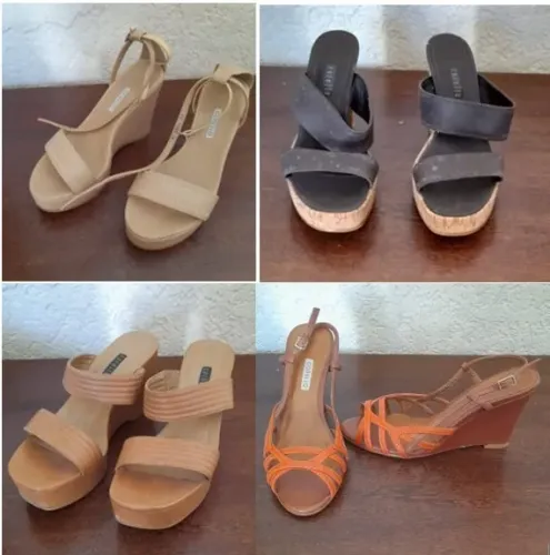 4 Pares Anabelas Corello Originais Femininas Tam. 34