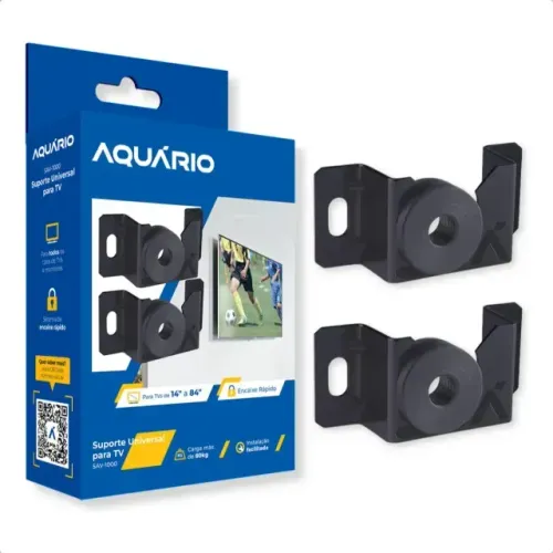 Suporte TV Fixo Universal Parede 14" a 84" carga máx. 80kg