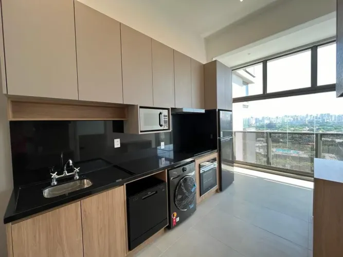 Apartamento Mobiliado à Venda em Moema  40m², 1 Dormitório, 1 Vaga e Lazer com Piscina