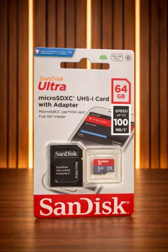 Cartão de memória SanDisk 64GB