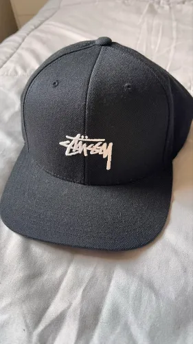 Boné Stussy original snapback preto