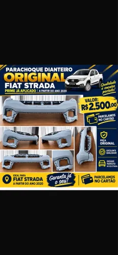 Para choq dianteiro strada 2023 original