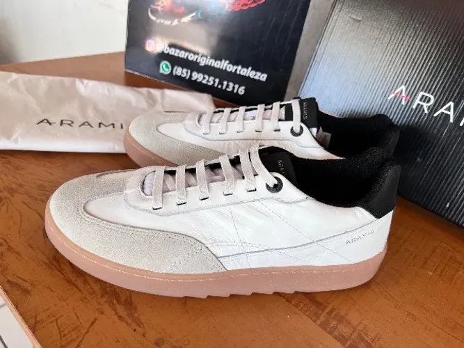 tenis Sneakers Aramis em couro novo TAM 40