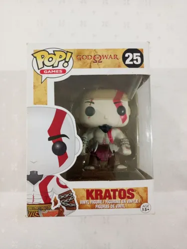 Funko Pop Kratos 25 God Of War Original Clássico Vaulted Raro