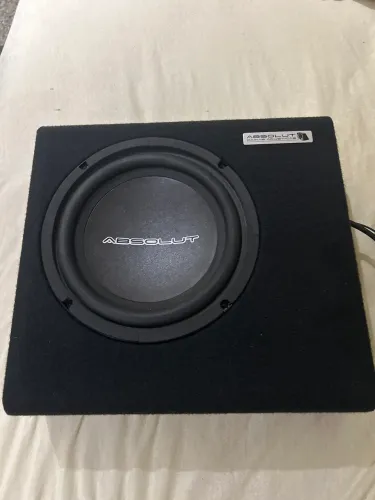 Subwoofer amplificado 8 polegadas slim