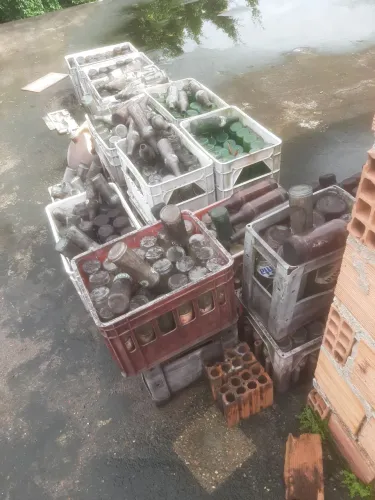 Garrafa de Vidro Doação