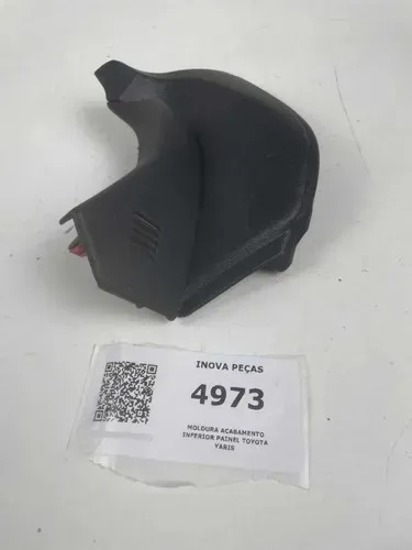 Moldura Acabamento Inferior Painel Toyota Yaris  Prateado Listras