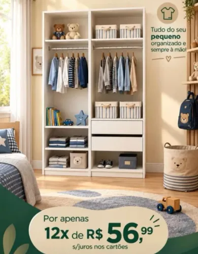 CLOSET em mdf