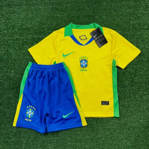 Camisa e short Brasil infantil