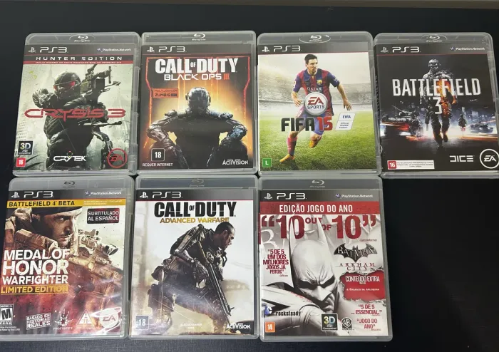 Lote de Jogos de PS3