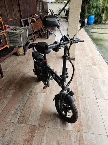 Bike Eletrica OASIS com garupa - perfeitinha
